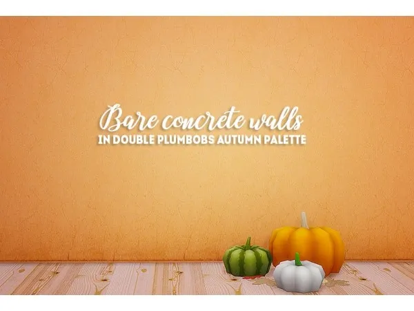 Maxis Match HS bare concrete walls cherie by lina - The Sims 4 Custom Content