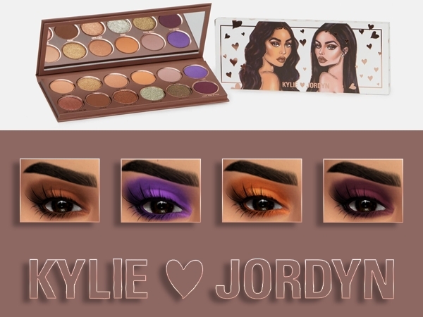 Kylie x Jordyn eyeshadow shops palette