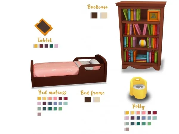 Maxis Match GOOD NIGHT TODDLERS BEDROOM RECOLOR by xsavannahx987 - The Sims 4 Custom Content