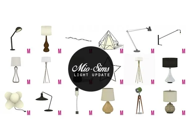 Alpha Light update sims by mio - The Sims 4 Custom Content