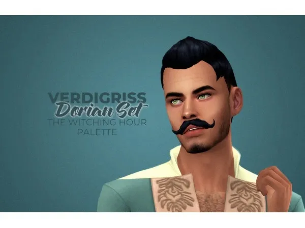 Maxis Match Dorian Set by verdigriss - The Sims 4 Custom Content