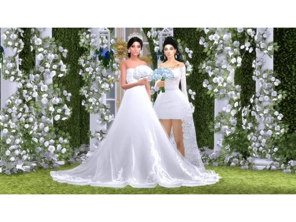 Alpha Wedding poses 3 by trendingsims - The Sims 4 Custom Content