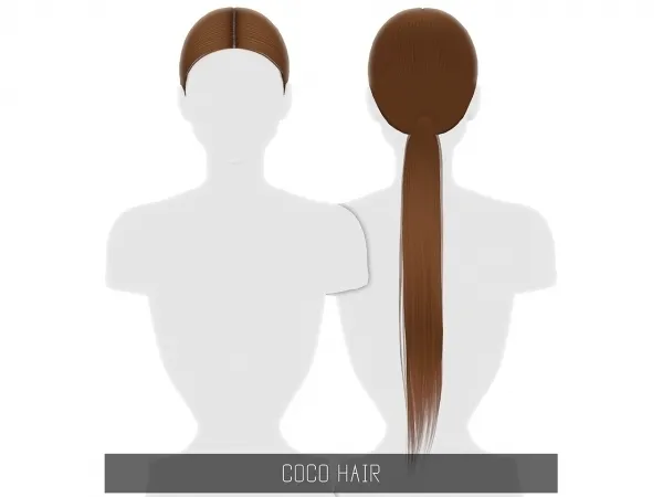 Alpha COCO HAIR - The Sims 4 Custom Content