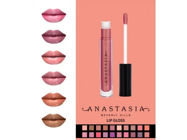 Alpha ANASTASIA BEVERLY HILLS LIP GLOSS - The Sims 4 Custom Content