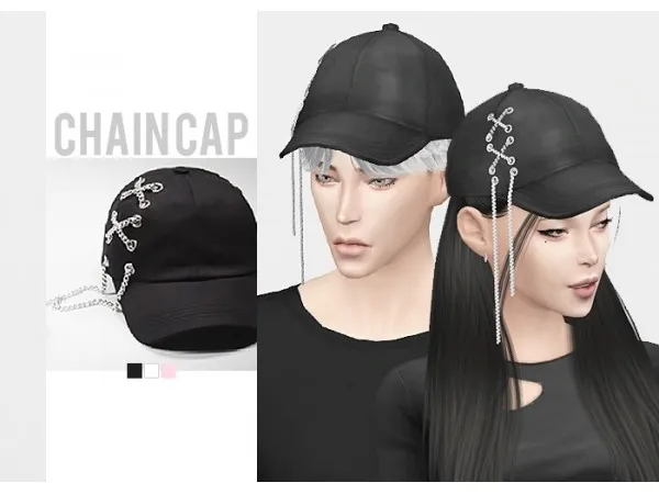 Maxis Match Chain Cap by waekey - The Sims 4 Custom Content