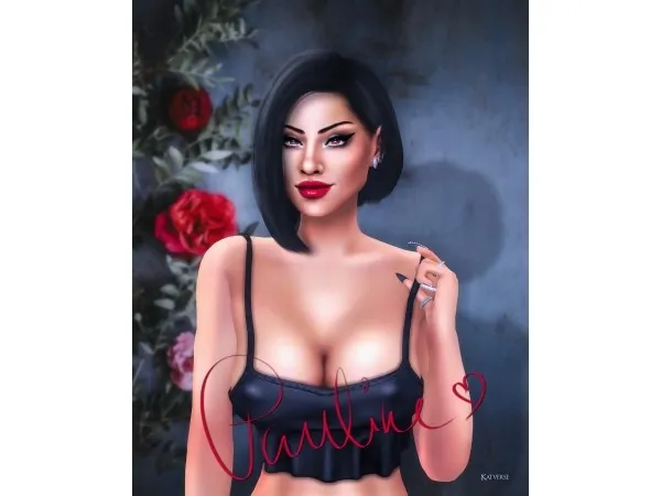 Alpha Pauline by katverse - The Sims 4 Custom Content