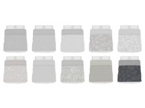 Maxis Match Restoration Hardware Bedding sims4 by simplistic - The Sims 4 Custom Content