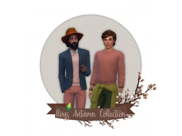 Maxis Match Boys Autumn Recolor Collection by missrubybird - The Sims 4 Custom Content