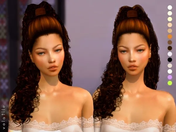 Alpha Vanity Hair - The Sims 4 Custom Content