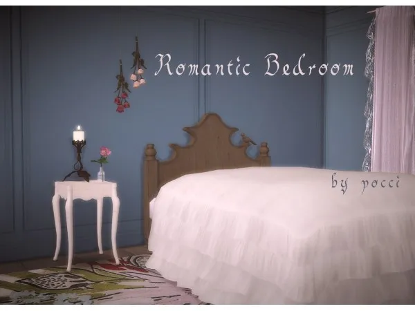 Romantic Bedroom set  by serenebluesims