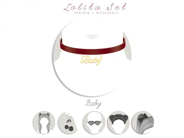 Maxis Match [EnriqueS4] Baby Choker - The Sims 4 Custom Content