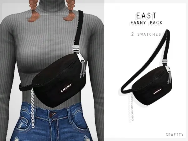 Alpha East Fanny Pack - The Sims 4 Custom Content