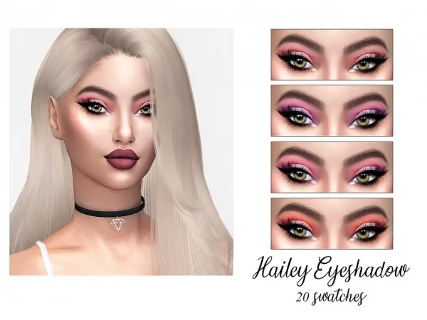 Alpha Hailey Eyeshadow - The Sims 4 Custom Content