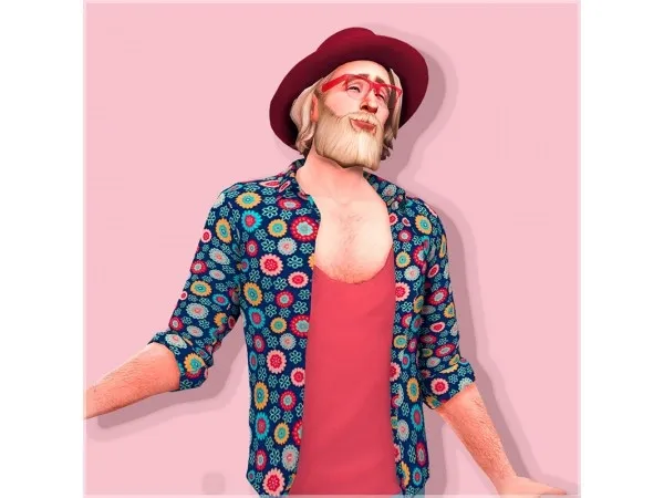 Maxis Match I Wanna Be A Hippie by saartje77 - The Sims 4 Custom Content