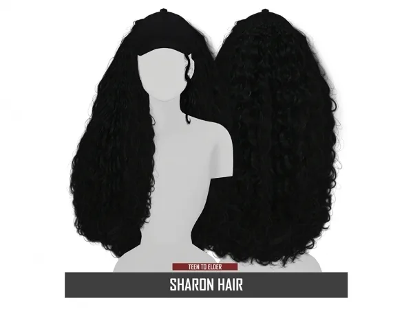 Alpha SHARON HAIR - The Sims 4 Custom Content