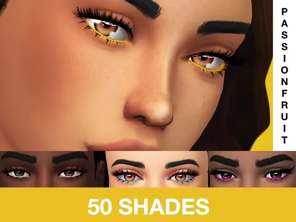 Maxis Match PASSIONFRUIT LINER by crypticsim - The Sims 4 Custom Content