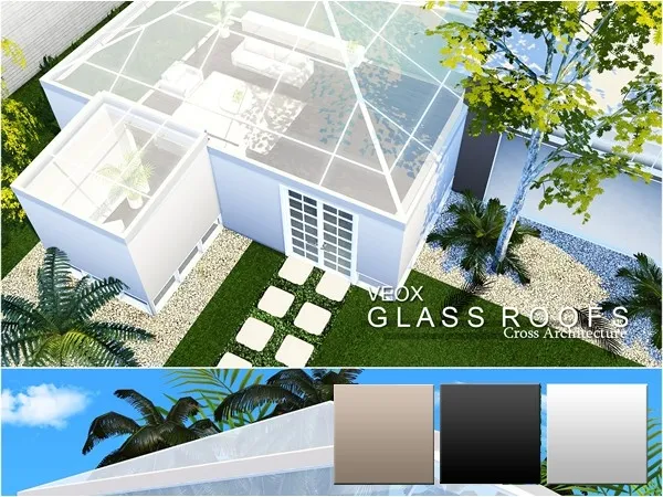 VEOX Glass Roofs (White, Black and Brown)