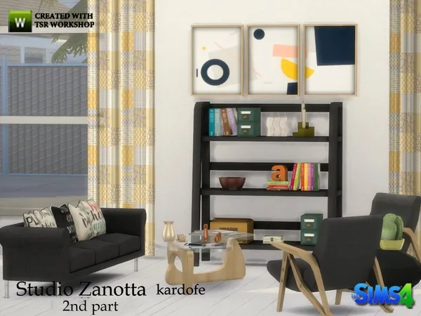 Alpha kardofe_ Studio Zanotta 2nd part - The Sims 4 Custom Content