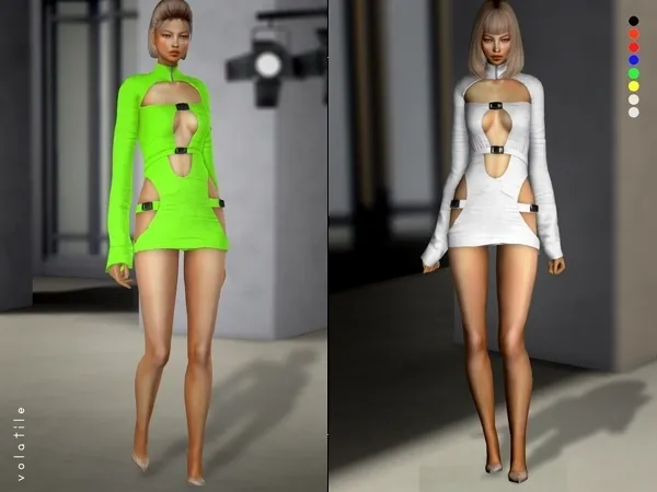 Alpha Trendsetter Dress by volatile-sims - The Sims 4 Custom Content