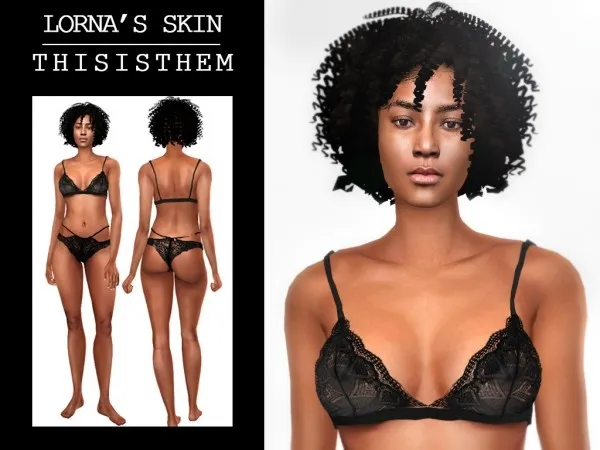Alpha Lornas Skin by thisisthem - The Sims 4 Custom Content