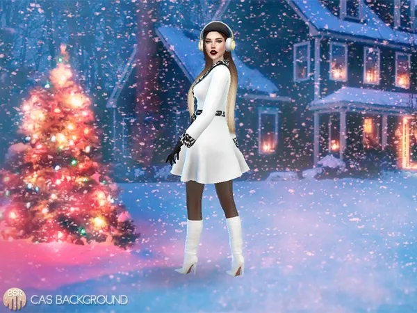 Mix Winter CASBackground BC03 - The Sims 4 Custom Content