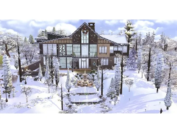 Maxis Match White Hill by hoanglapsims - The Sims 4 Custom Content