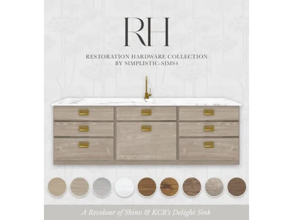 Maxis Match RH Collection Bathroom Vanity Sink sims4 by simplistic - The Sims 4 Custom Content