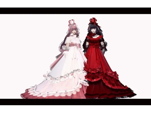 Alpha Candy dress by zouyousims - The Sims 4 Custom Content