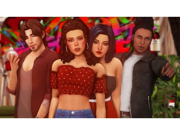 Alpha Townie Makeover Dump 3 by okruee - The Sims 4 Custom Content