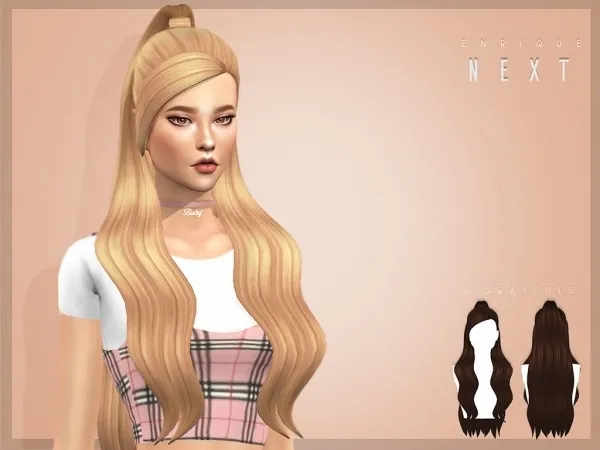 Maxis Match [EnriqueS4] Next Hairstyle - The Sims 4 Custom Content