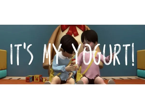 Alpha Its my yogurt pose by minzza12 - The Sims 4 Custom Content