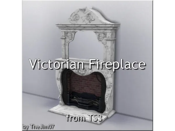 Maxis Match Victorian Fireplace from by TheJim07 - The Sims 4 Custom Content