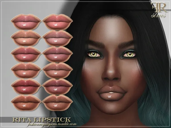 Alpha FRS Rita Lipstick - The Sims 4 Custom Content