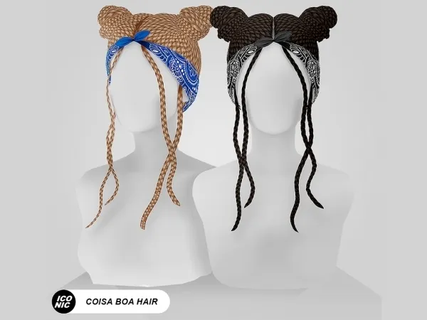 Alpha ICONIC Coisa Boa Gloria Groove (Hair Headband) - The Sims 4 Custom Content