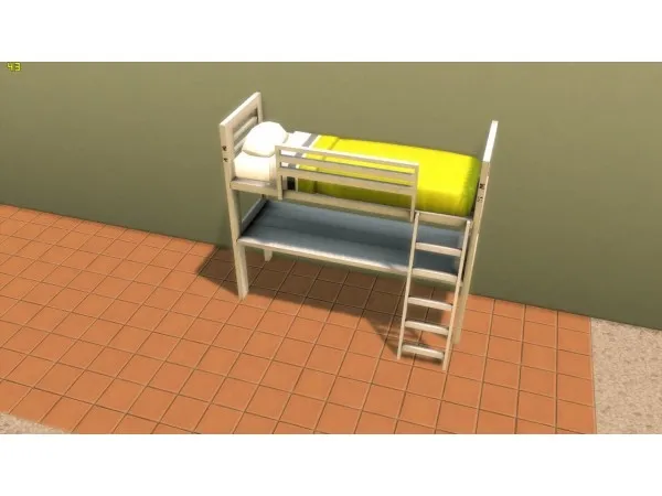 Maxis Match Functional bed desk by necrodogmtsands4s - The Sims 4 Custom Content