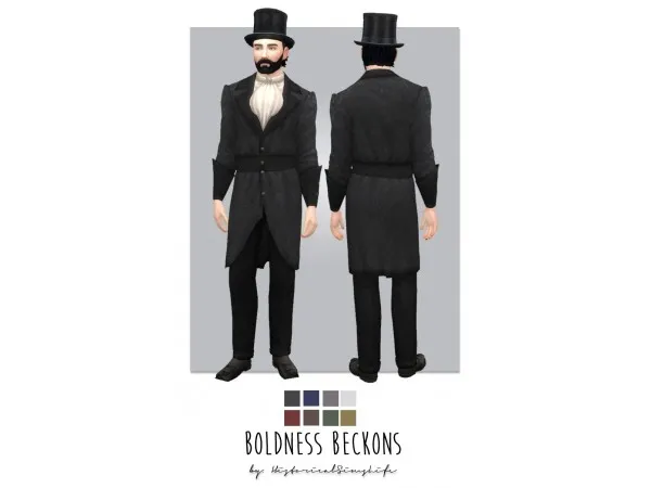 Maxis Match Boldness Beckons (Victorian Mens Suit) by simsfinds - The Sims 4 Custom Content