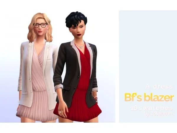 Maxis Match Bfs Blazer by joliebean - The Sims 4 Custom Content