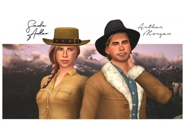 Maxis Match Red Dead Redemption 2 Meets by kaydandthesims - The Sims 4 Custom Content