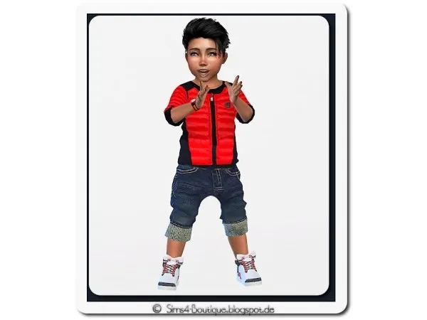 Alpha Designer Set for Toddler Boys boutique by sims4 - The Sims 4 Custom Content