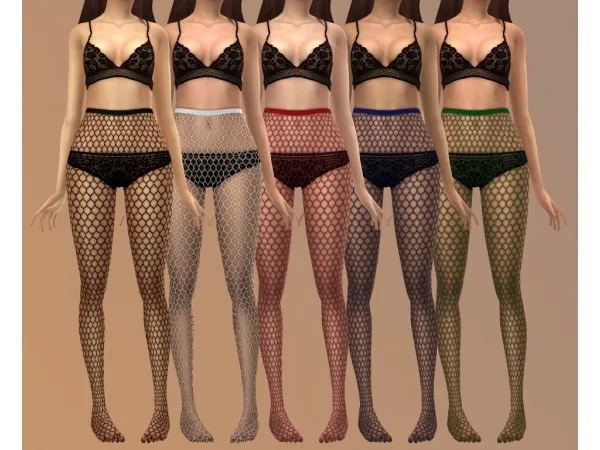 Alpha Valkyrie Fishnet Set Tumblr Exclusive by trillyke - The Sims 4 Custom Content