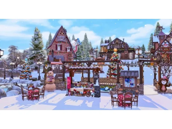 Maxis Match WINTER FESTIVAL (NO ) sims3 by rubyred - The Sims 4 Custom Content