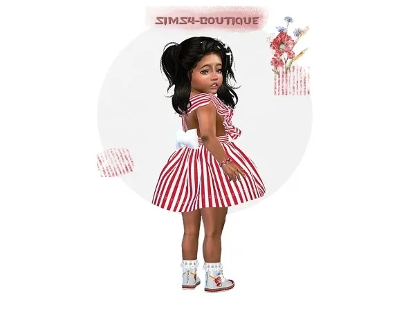 Alpha Designer Set for Toddler Girls boutique by sims4 - The Sims 4 Custom Content