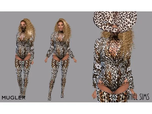 Alpha Beyonce in Mugler sims by daniel - The Sims 4 Custom Content