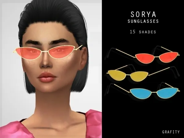 Alpha Sorya Sunglasses - The Sims 4 Custom Content