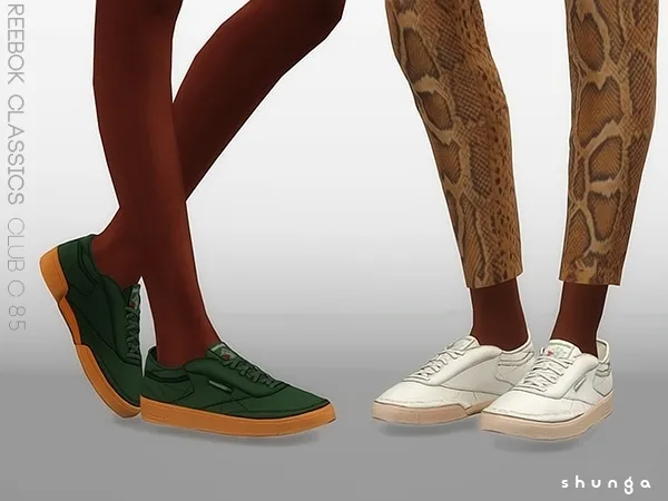 Alpha SHUNGA REEBOK CLASSICS Club C 85 Trainers F by shunga - The Sims 4 Custom Content