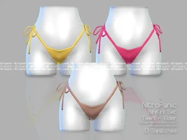 Maxis Match BihKini Bottom - The Sims 4 Custom Content