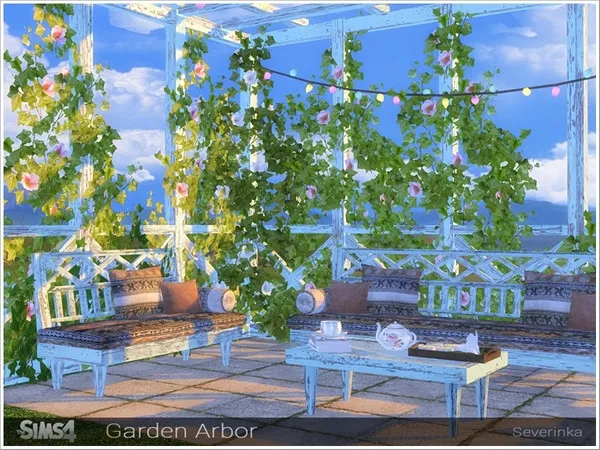Alpha Garden Arbor - The Sims 4 Custom Content