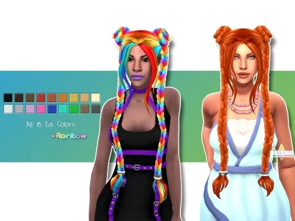 Maxis Match Tekrisims JellyBean Rainbow - The Sims 4 Custom Content