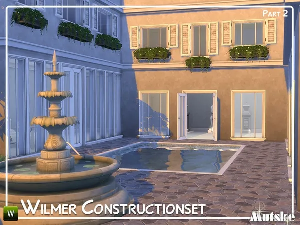 Alpha Wilmer Constructionset Part 2 - The Sims 4 Custom Content