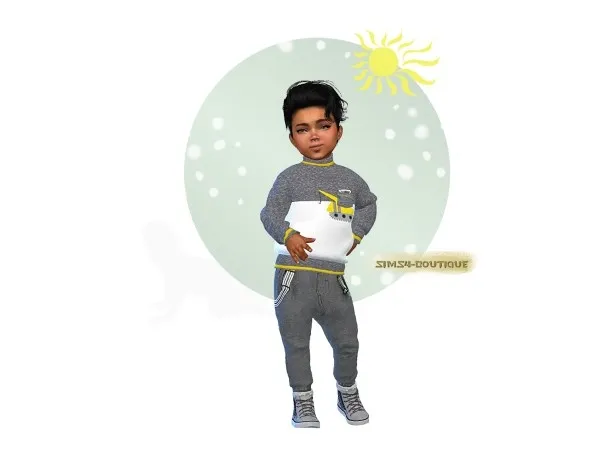 Alpha Designer Set for Toddler Boys boutique by sims4 - The Sims 4 Custom Content